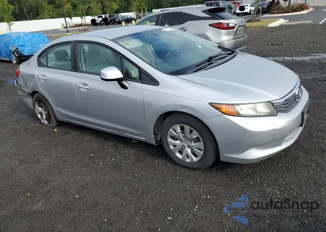 2012 Honda Civic Lx from USA, damaged, VIN 19XFB2F55CE104286